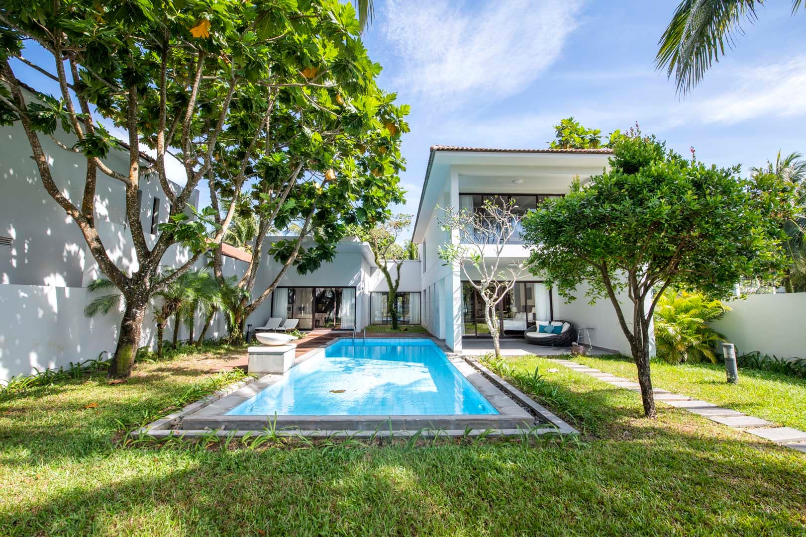 Modern luxury villa with lap pool and tropical gardens, Pai Dai DMC partner property, Thailand